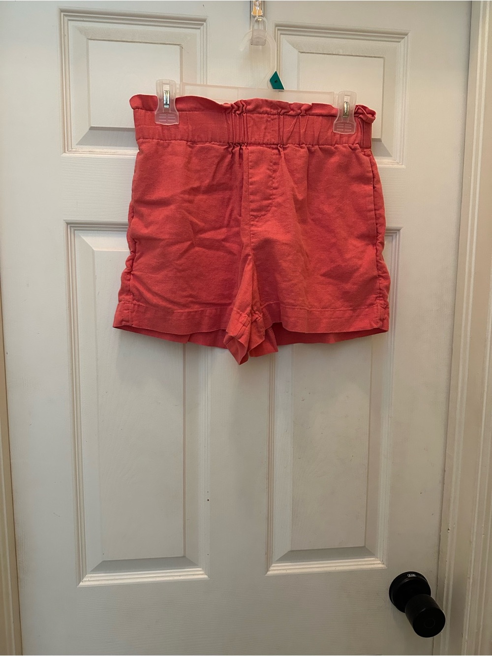 a new day Coral Paperbag High-Waist Shorts